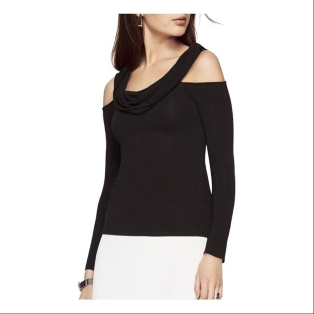 Bcbgmaxazria cold/off the shoulder top NWT